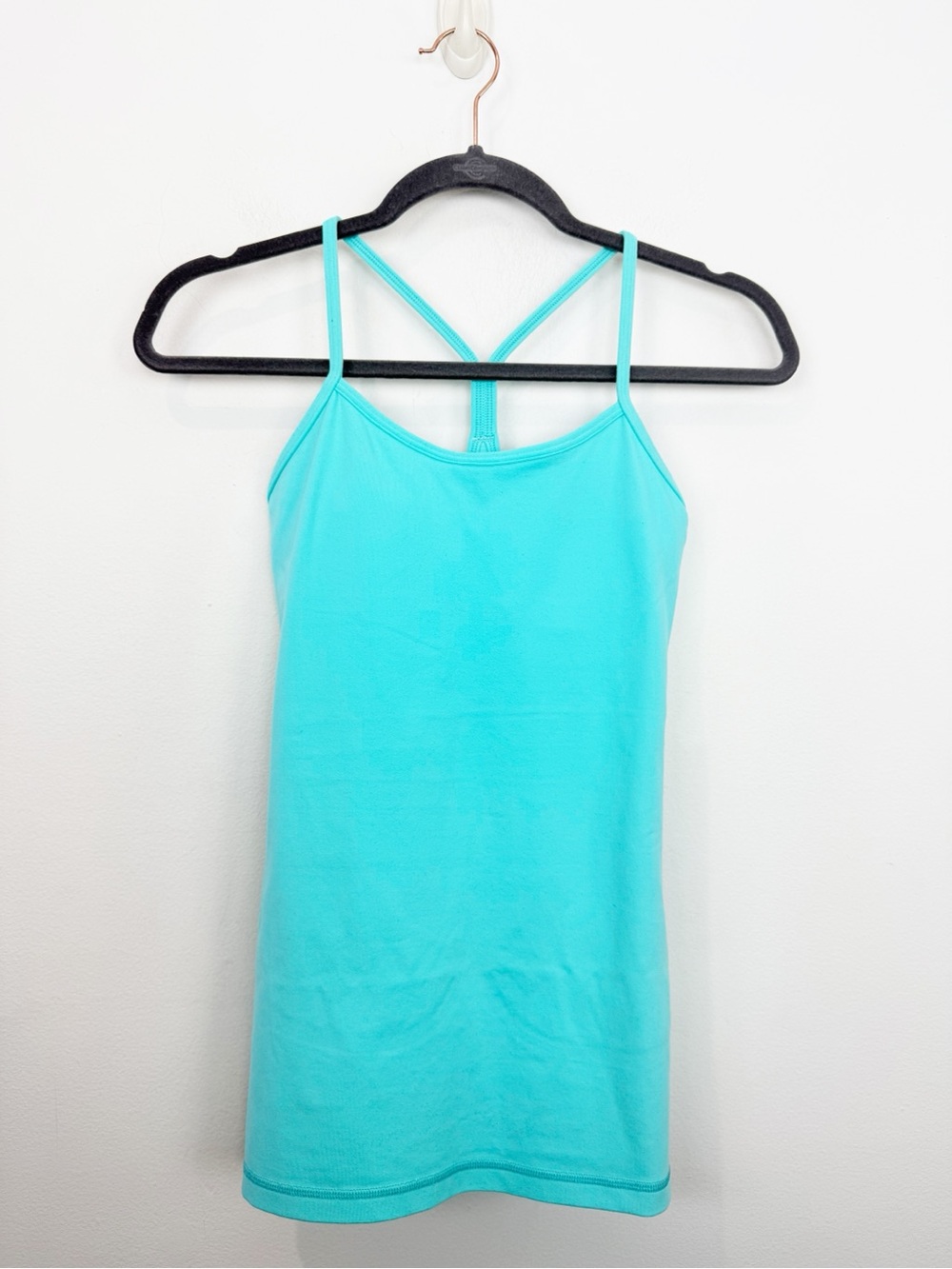Lululemon Power Y Aqua Blue Tank Top Size 4